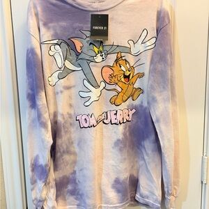 Forever 21 Tom and Jerry Graphic Tee Size Small New with Tags